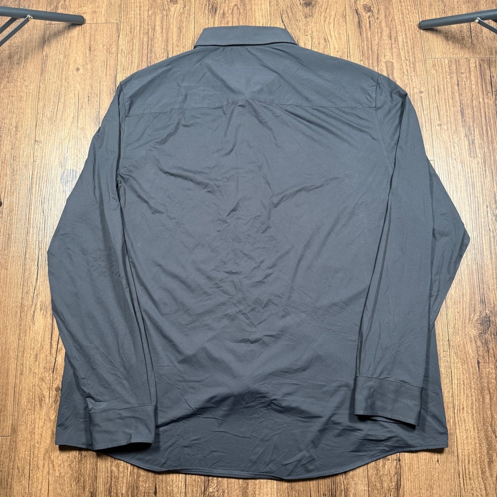 Rhone Commuter Shirt Mens XXL Black Classic Fit Button Down Long Sleeve - Picture 10 of 11